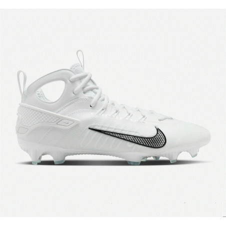 Men's Football Cleats Nike Huarache 9 Elite Mid Lax White