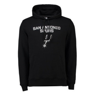 New Era Team Logo Hoody NBA San Antonio Spurs Black