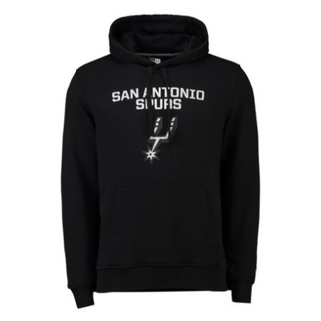 New Era Team Logo Hoody NBA San Antonio Spurs Black