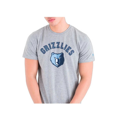 New Era Team Logo T-shirt NBA Memphis Grizzlies Grey