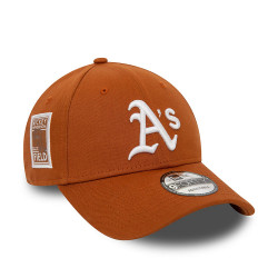 Casquette MLB Oakland Athletics New Era Side patch 9Forty Marron