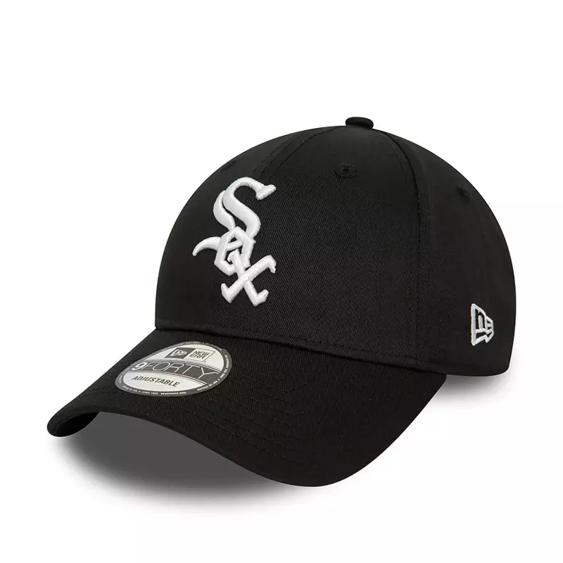 Casquette MLB Chicago White Sox New Era Patch 9Forty Noir