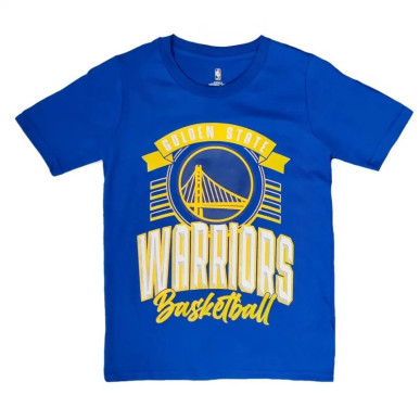 T-shirt NBA Golden State Warriors Outerstuff Court vs Track Azul para nino