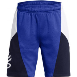 Short de baloncesto Under Armour Curry Splash Azul para nino