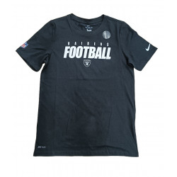 T-shirt NFL Las Vegas Raiders Nike Legend Noir pour Junior