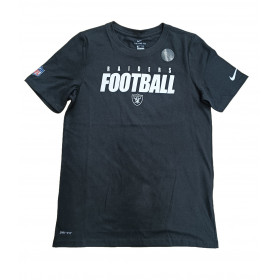 T-shirt NFL Las Vegas Raiders Nike Legend Noir pour Junior