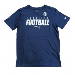 T-shirt NFL New England Patriots Nike Legend Bleu marine pour Junior