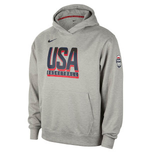 Sudadera Zip NBA Nike Team USA JO Gris para nino