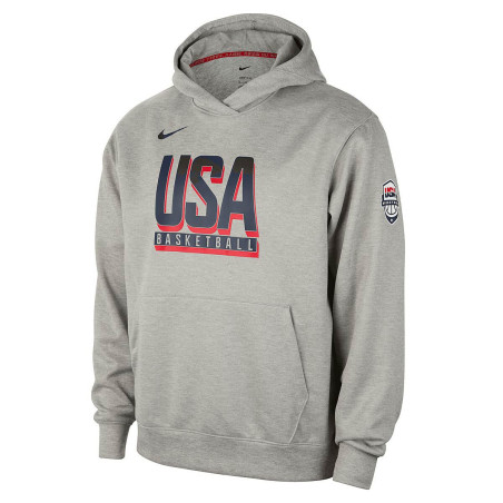 Kids' Nike Team USA JO 2024 Hoodie Grey