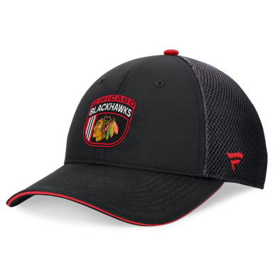 Chicago Blackhawks NHL Hat - Fanatics Authentic Pro Draft - Black