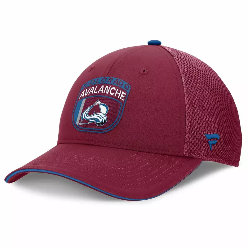 Casquette NHL Colorado Avalanche Fanatics Authentic Pro Draft 2024 Trucker Rouge