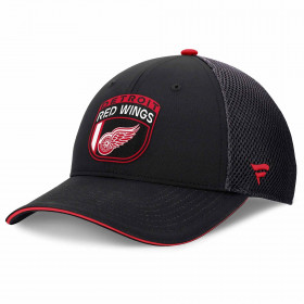 Gorra NHL Detroit Red Wings Fanatics Authentic Pro Draft 2024 Trucker Negra