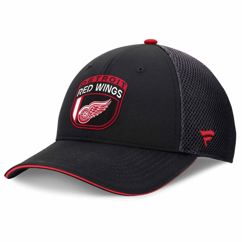 Casquette NHL Detroit Red Wings Fanatics Authentic Pro Draft 2024 Trucker Noir Casquette NHL Detroit Red Wings Fanatics Authentic Pro Draft 2024 Trucker Noir