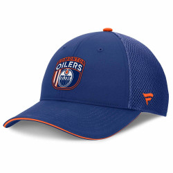 Gorra NHL Edmonto Oilers Fanatics Authentic Pro Draft 2024 Trucker Azul