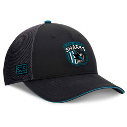 Casquette NHL San Jose Sharks Fanatics Authentic Pro Draft 2024 Trucker Noir