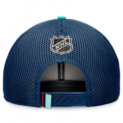 Casquette NHL Seattle Kraken Fanatics Authentic Pro Draft 2024 Trucker Bleu Marine