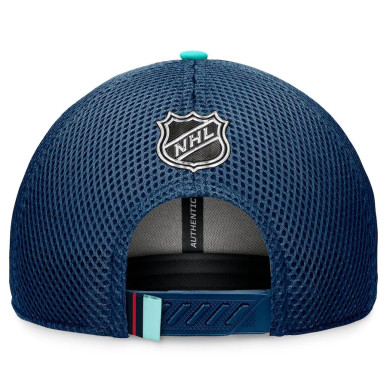 Fanatics Authentic Pro Draft 2024 Black Cap NHL Seattle Kraken Navy