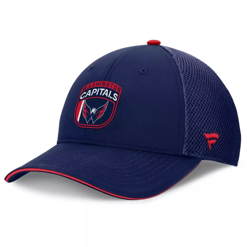 Casquette NHL Washington Capitals Fanatics Authentic Pro Draft 2024 Trucker Bleu marine