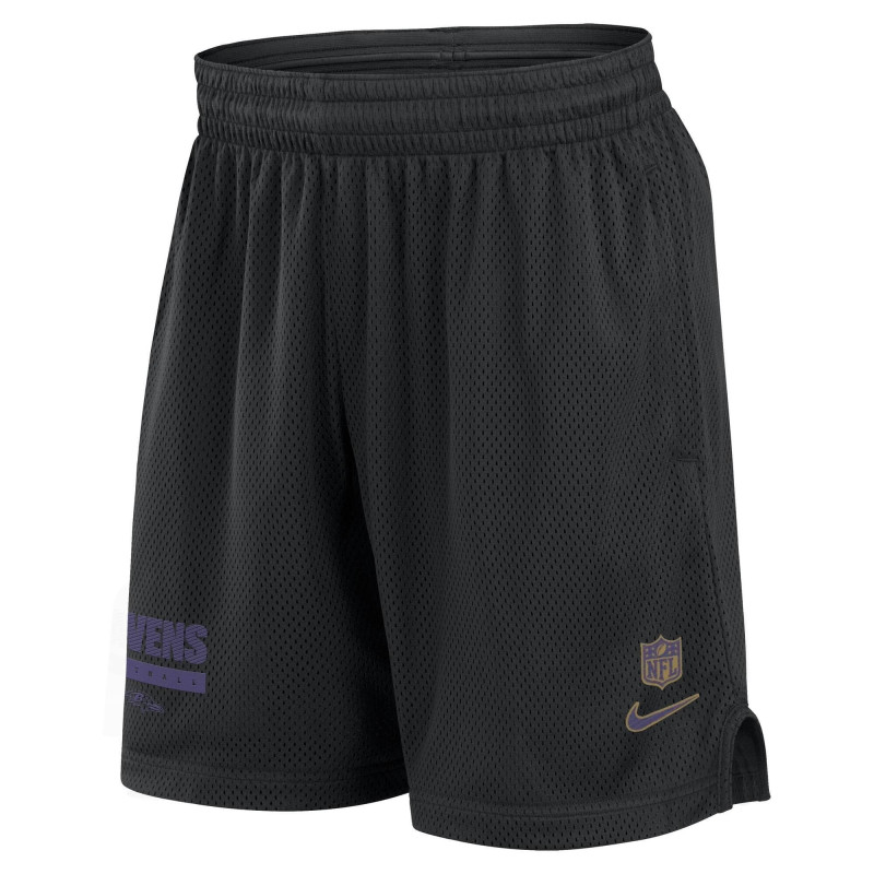 Short NFL Baltimore Ravens Nike Sideline Mesh 2024 Negro Short NFL Baltimore Ravens Nike Sideline Mesh 2024 Negro