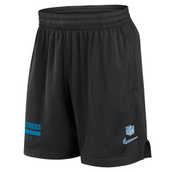 Short NFL Carolina Panthers Nike Sideline Mesh 2024 Negro