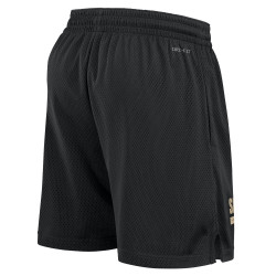 Short NFL New Orleans Saints Nike Sideline Mesh 2024 Noir