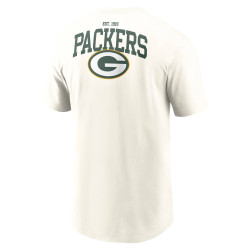 T-shirt NFL Green Bay Packers Nike Essential Cotton Blanc - Parfait pour les Fans de football américain