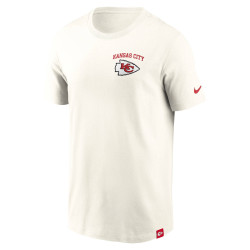 Camiseta NFL Kansas City Chiefs Nike Essential Cotton Blanca - Hombre