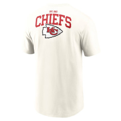 T-shirt NFL Kansas City Chiefs Nike Essential Cotton Blanc - Homme