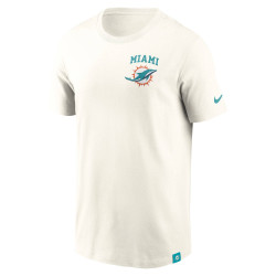 T-shirt NFL Miami Dolphins Nike Essential Cotton Blanc