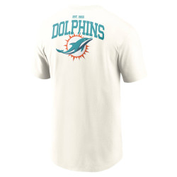 T-shirt NFL Miami Dolphins Nike Essential Cotton Blanc