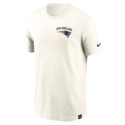 T-shirt NFL New England Patriots Nike Essential Cotton Blanc - Taille et Qualité Supérieures