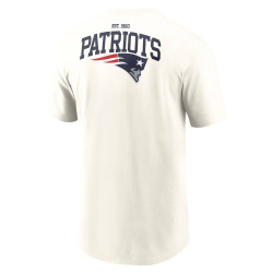 T-shirt NFL New England Patriots Nike Essential Cotton Blanc - Taille et Qualité Supérieures