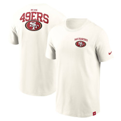 Camiseta NFL San Francisco 49ers Nike Essential Cotton Blanca