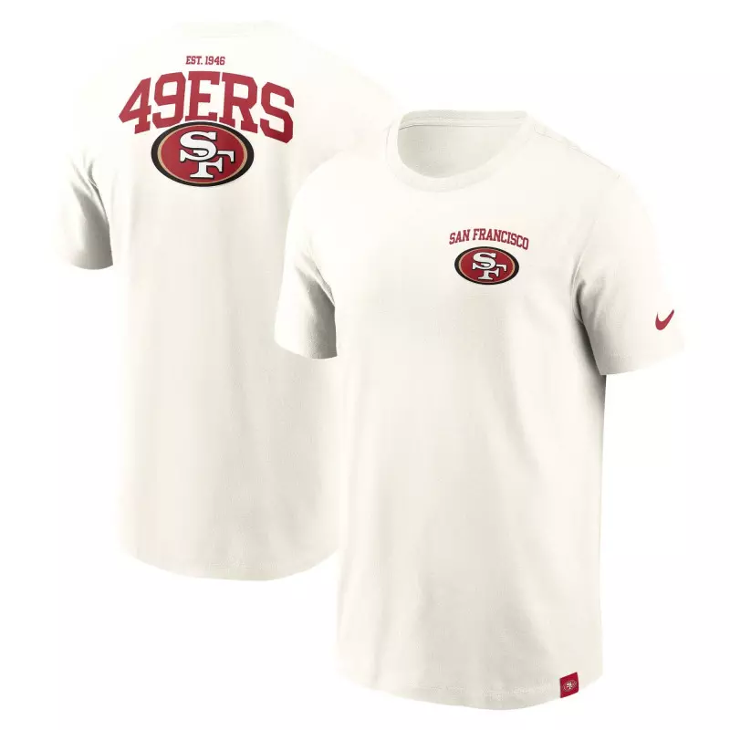 T-shirt NFL San Francisco 49ers Nike Essential Cotton Blanc