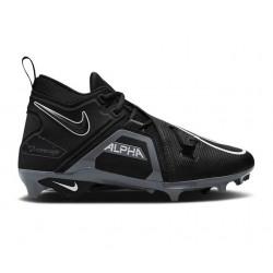 Crampons de Football Americain moulés Nike Alpha menace Pro 3 noir