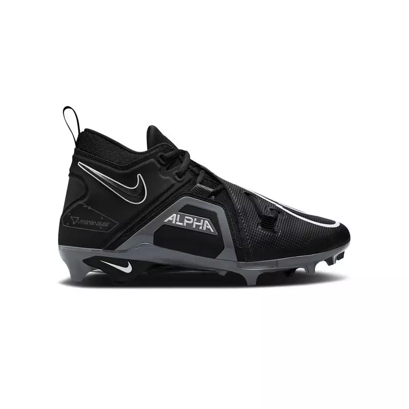 Crampons de Football Americain moulés Nike Alpha menace Pro 3 noir