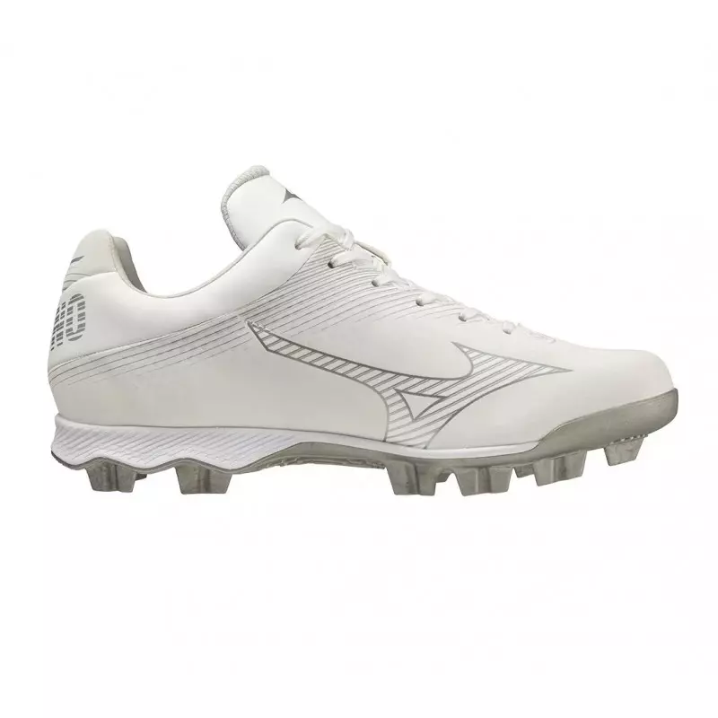 Crampons de Baseball moulés Mizuno Wave Finch Lightrevo Blanc