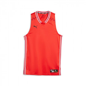 Camiseta sin mangas Puma Hoops Game Jersey Rojo