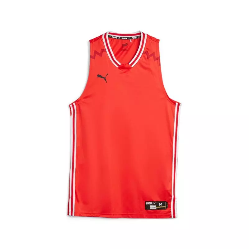 Camiseta sin mangas Puma Hoops Game Jersey Rojo