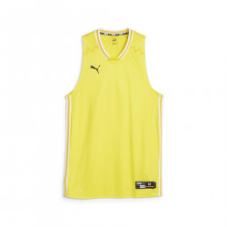 Camiseta sin mangas Puma Hoops Game Jersey Amarillo