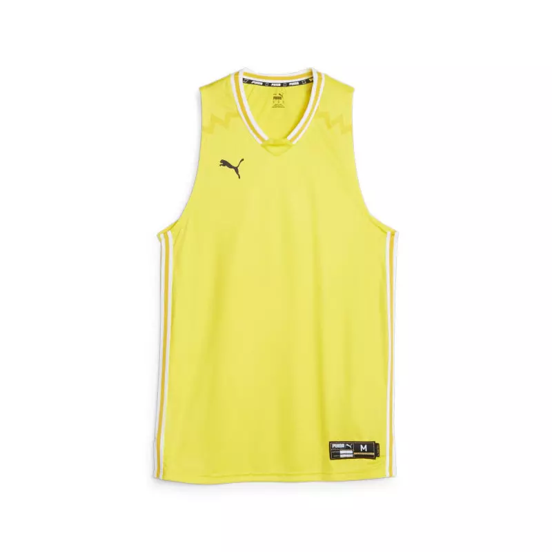 Camiseta sin mangas Puma Hoops Game Jersey Amarillo