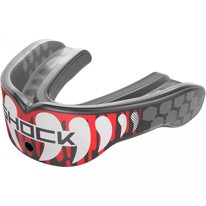 Protège Dents Shock Doctor Gel Max "Drip Fang" Avec Strap - Protection Maximale & Confort Optimal