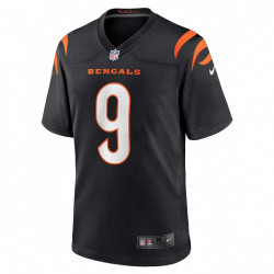 Camiseta NFL Joe Burrow Cincinnati Bengals Nike Home Negro