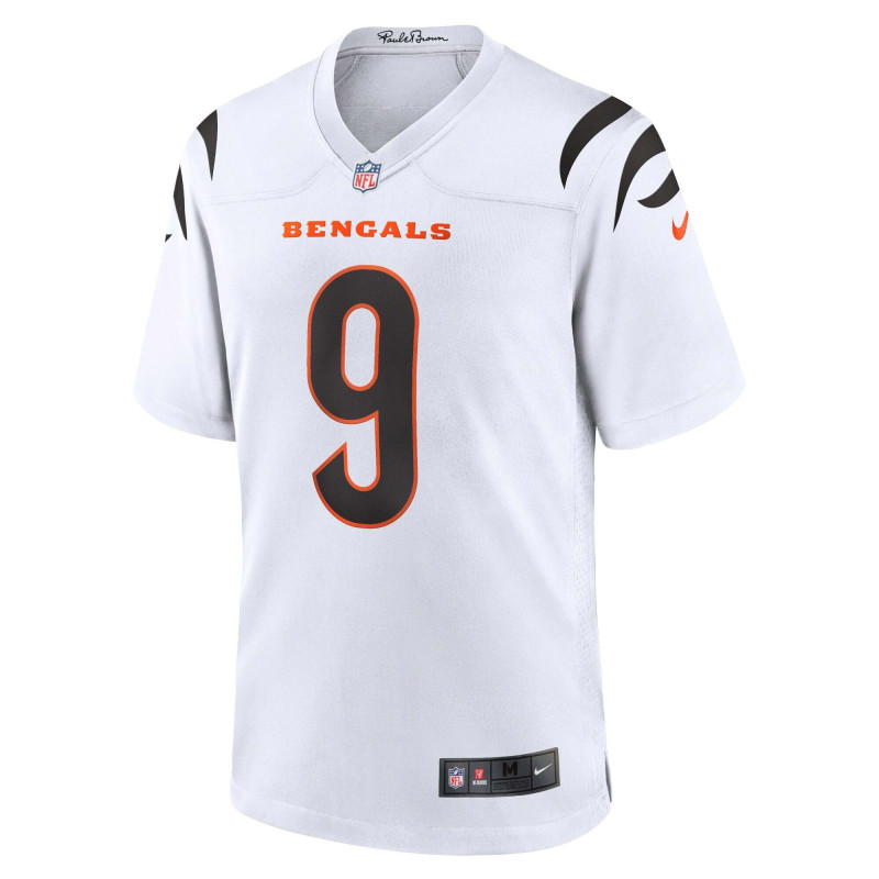 Maillot NFL Joe Burrow Cincinnati Bengals Nike Road Blanc Maillot NFL Joe Burrow Cincinnati Bengals Nike Road Blanc