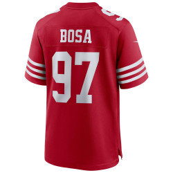 Camiseta NFL Nick Bosa San Francisco 49ers Nike Game Home roja