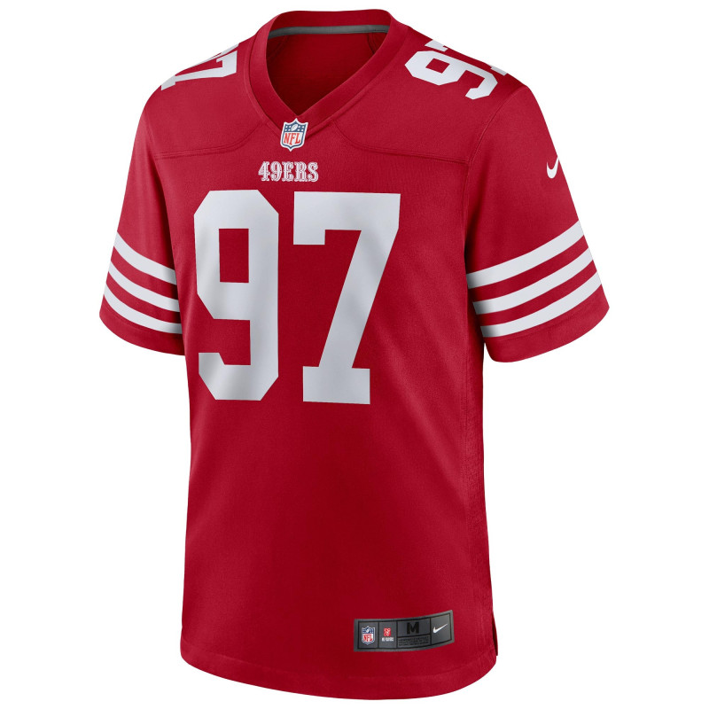 Maillot NFL Nick Bosa San Francisco 49ers Nike Game home rouge Maillot NFL Nick Bosa San Francisco 49ers Nike Game home rouge
