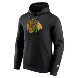 Sweat à capuche NHL Chicago Blackhawks Fanatics Primary Logo Noir