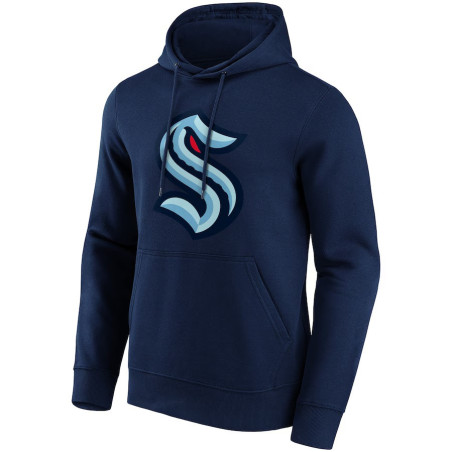 Fanatics Primary Logo Hoodie NHL Chicago Seattle Kraken Navy