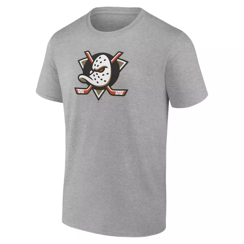 T-shirt NHL Anaheim Ducks Fanatics Primary Logo gris