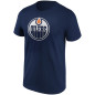 T-shirt NHL Edmonto Oilers Fanatics Primary Logo marina T-shirt NHL Edmonto Oilers Fanatics Primary Logo marina